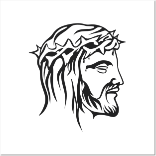 Picture of Jesus Crown Of Thorns Posters and Art